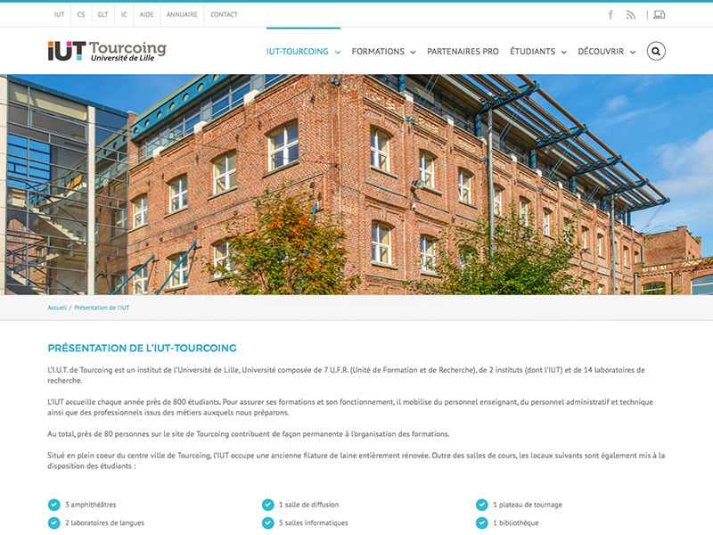 Iut B Tourcoing Page De Garde